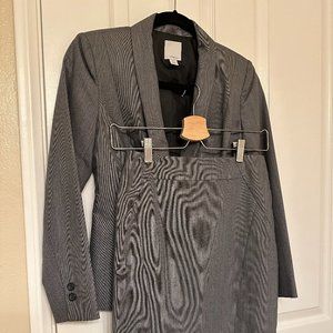Halogen Suit Set (Grey Blazer and Pencil Skirt - Size 00P)